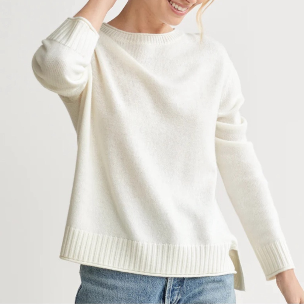 Jenni Kayne Sweater Ivory XS Extra Small